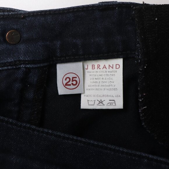 J Brand Mama J Skinny Maternity Jeans Olympia Wash Dark Wash Blue Stretch 25 - Picture 8 of 9